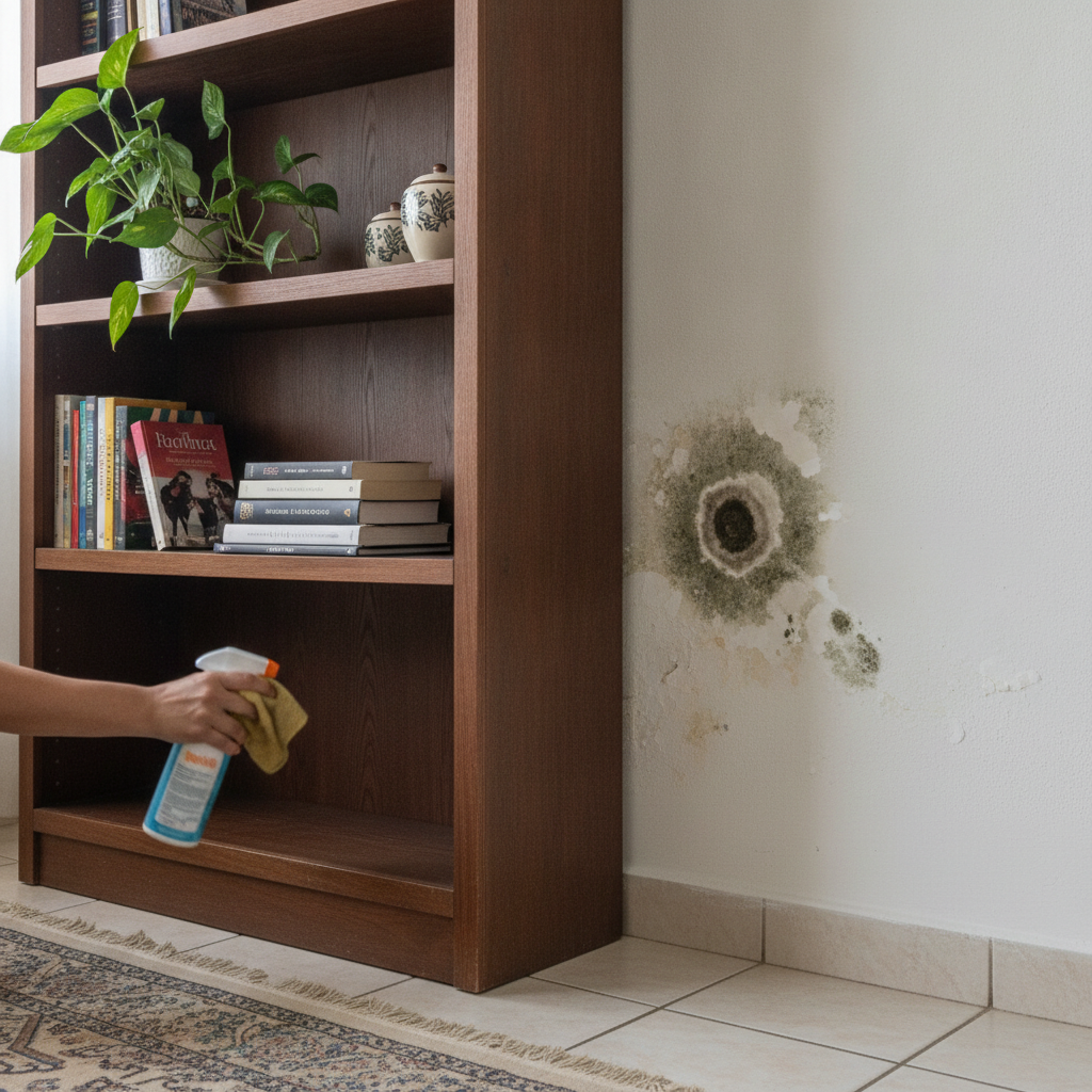 como acabar com mofo e umidade dentro de casa