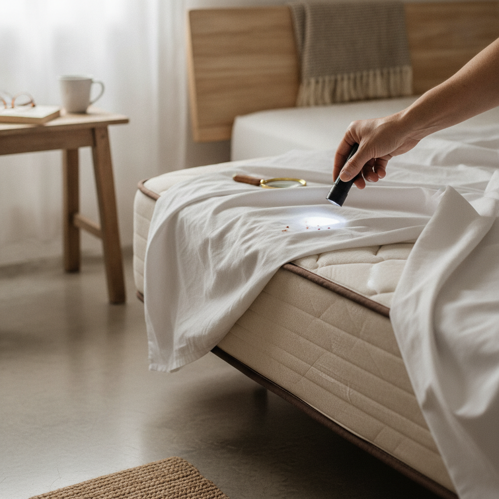 como identificar percevejo de cama em casa