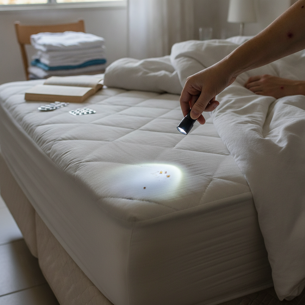 como identificar percevejo de cama em casa
