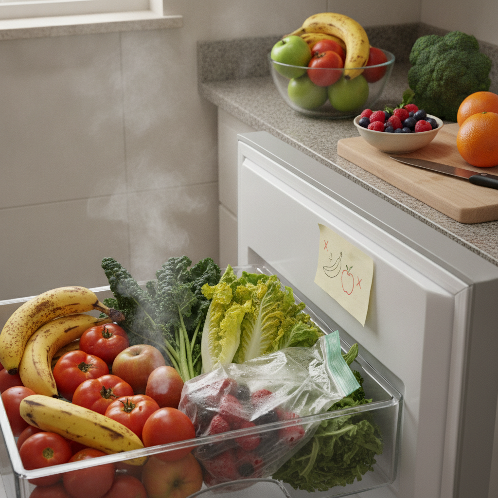 como conservar frutas e verduras para não estragar rápido
