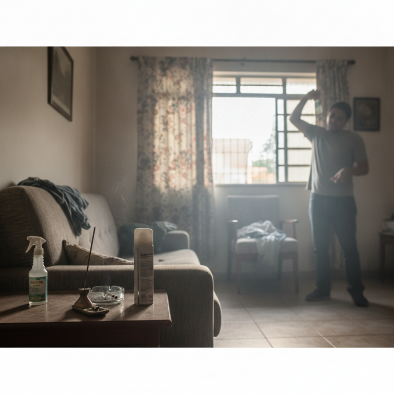 como tirar cheiro de cigarro de dentro de casa