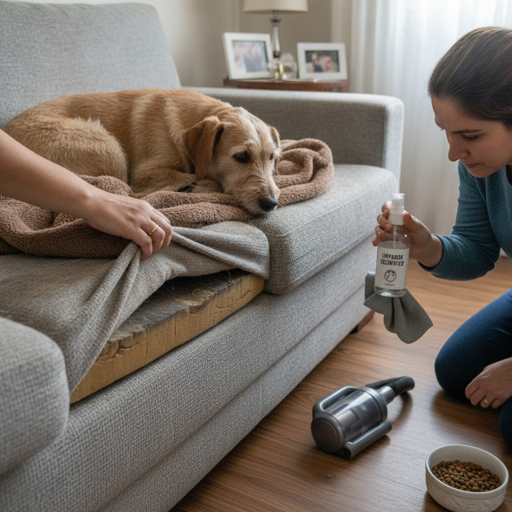 como tirar cheiro de cachorro