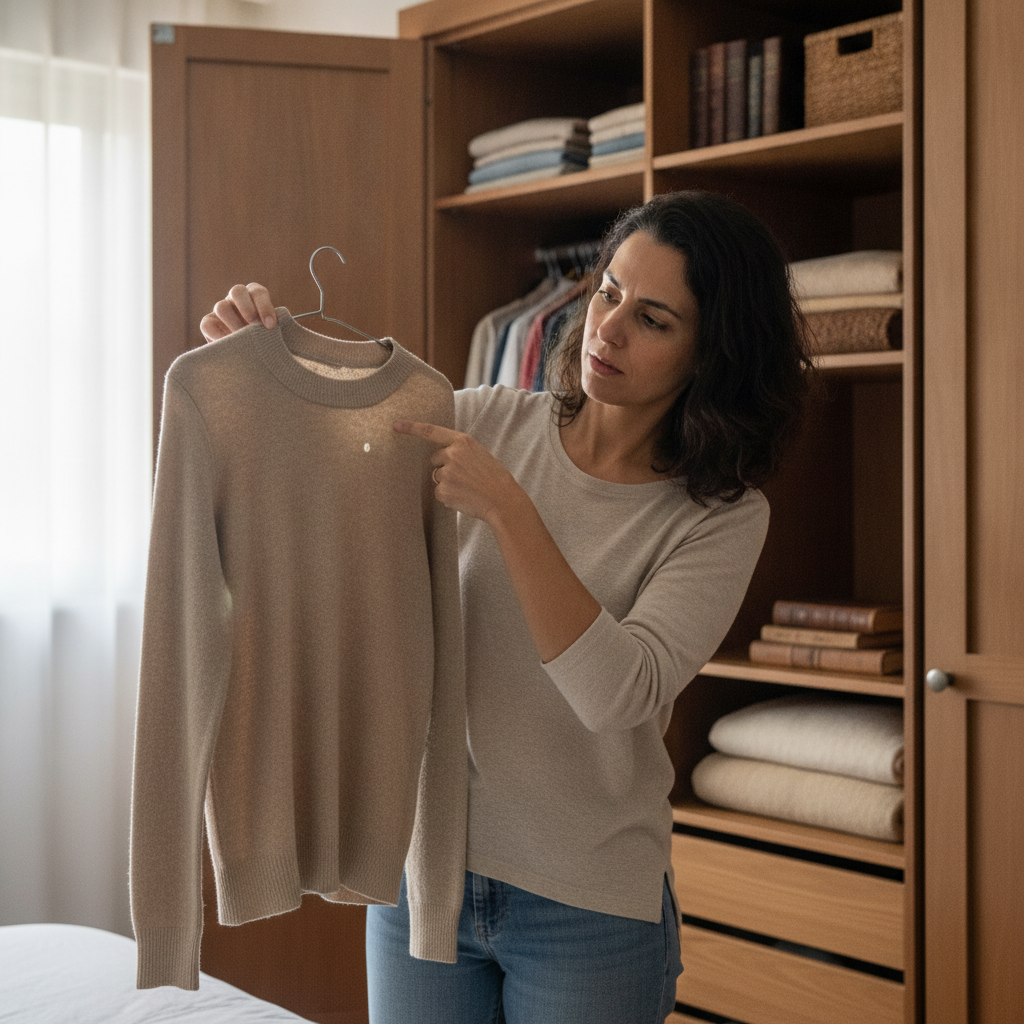 como acabar com traças no guarda-roupa sem estragar as roupas