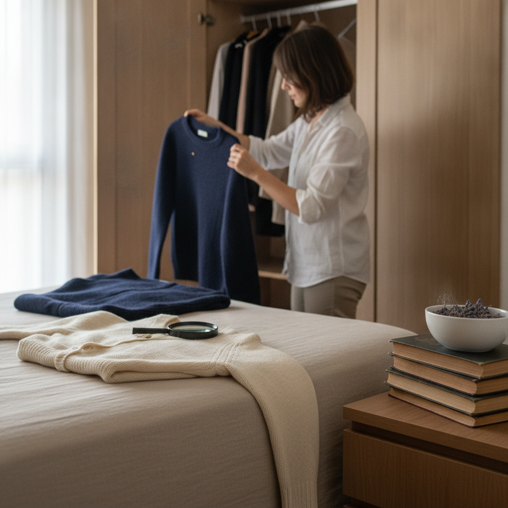 como acabar com traças no guarda-roupa sem estragar as roupas