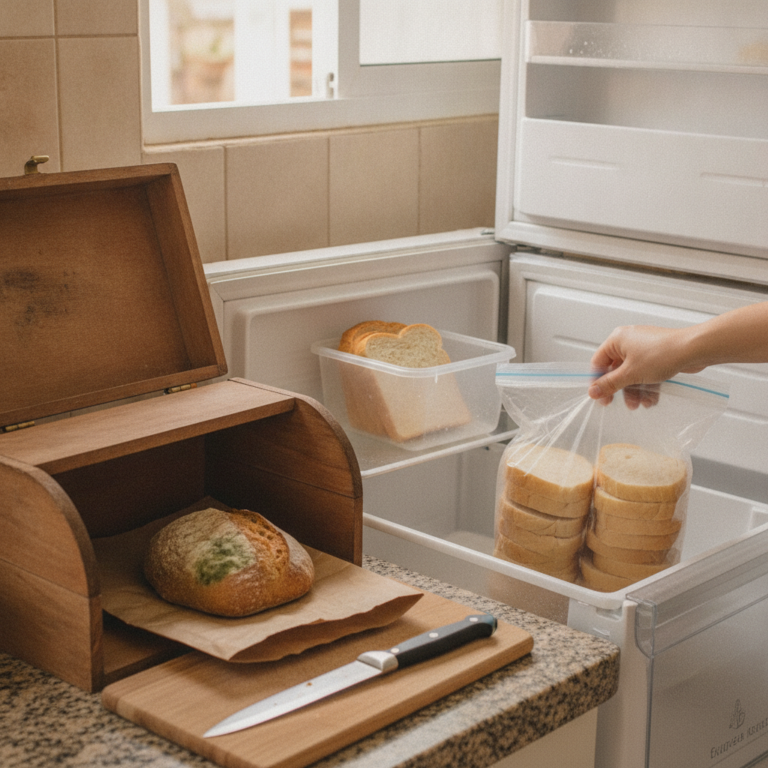 como guardar pão para não mofar nem ficar duro