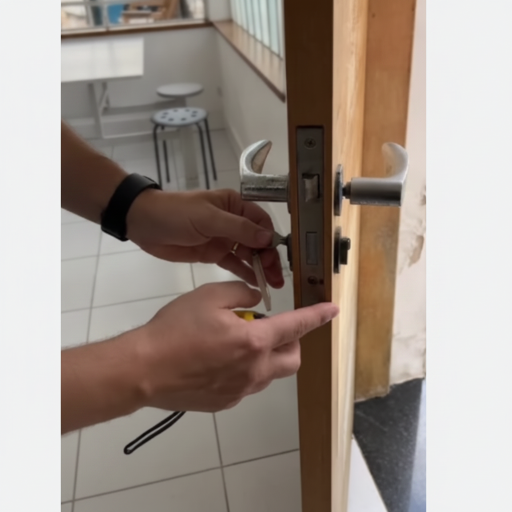 como destravar fechadura dura sem quebrar a chave