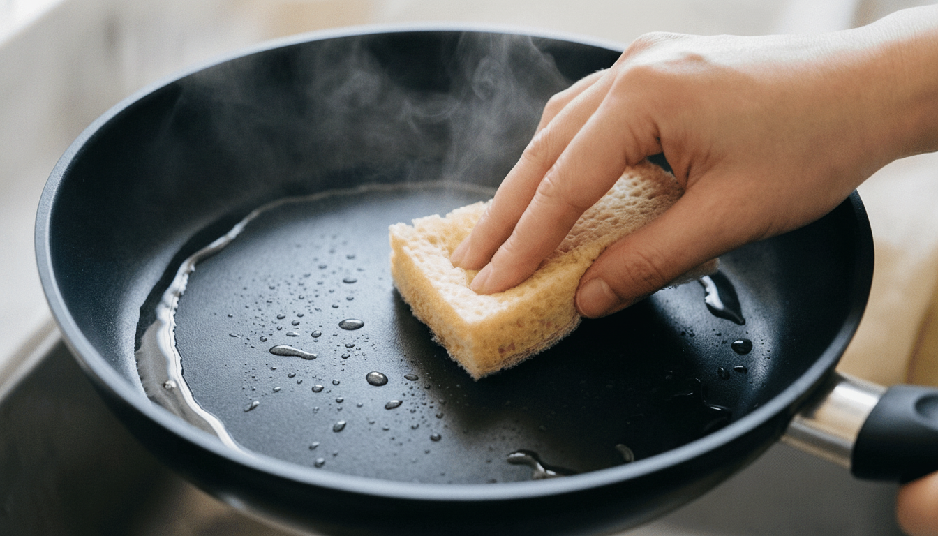 como saber se a panela antiaderente está estragada